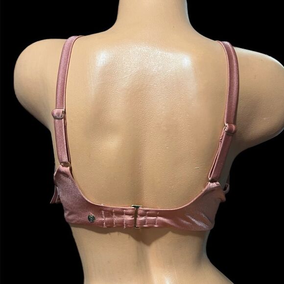 Victorias Secret Swim Twist Removable Push-Up Padding Bra Bikini top Canyon Rose - Picture 5 of 10